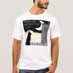 Camiseta ¡Día del aprecio del gato negro!