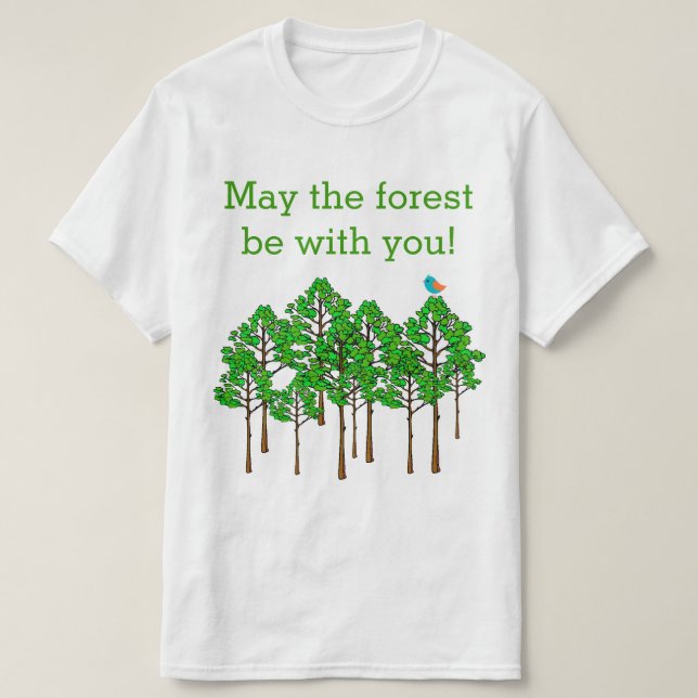Camiseta Día del árbol (Diseño del anverso)