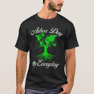 Camiseta Día del Árbol Raíz Día del Árbol Feliz Día del Amo