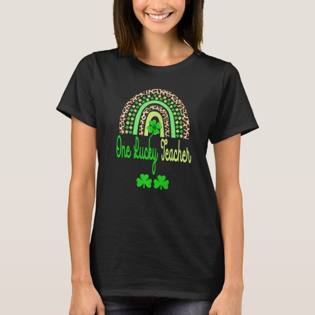 Camiseta Día del Arcoiris St Patricku2019, un profesor afor (Anverso)