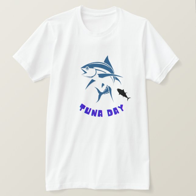 Camiseta día del atún (Anverso del diseño)