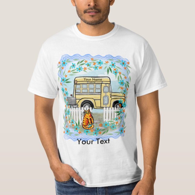 Camiseta Día del Autobús Escolar (Anverso)