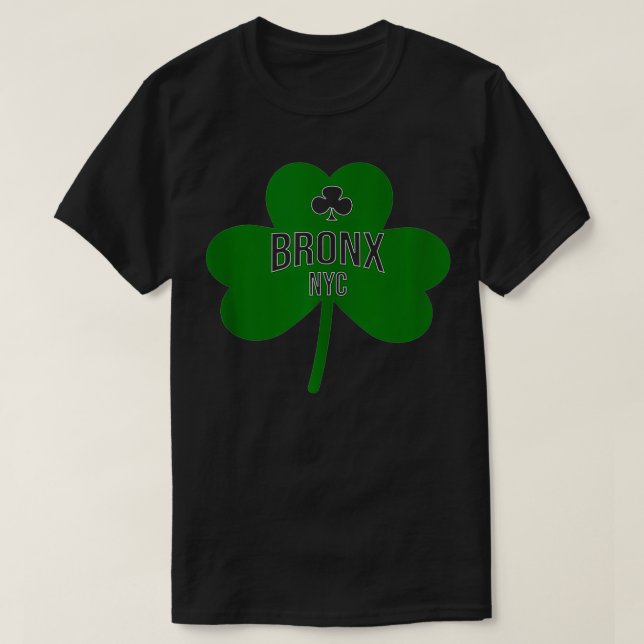 Camiseta Día del Bronx NYC Saint Patricks (Diseño del anverso)