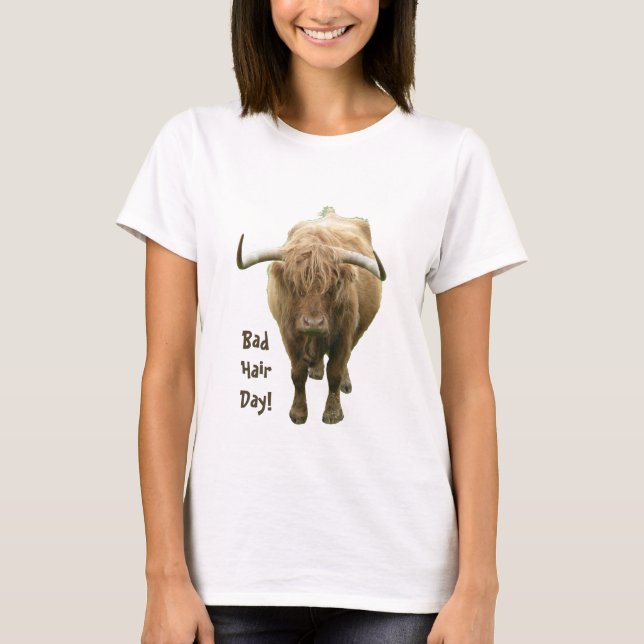 Camiseta ¡Día del Cabello Mal! (Anverso)