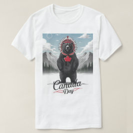Camiseta Día del Canadá del Patrimonio de la Humedad de Oso