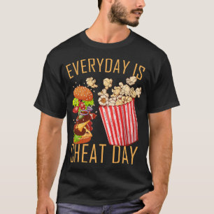 Camiseta Día del Cheat Día Funny Idea de Comida Gym