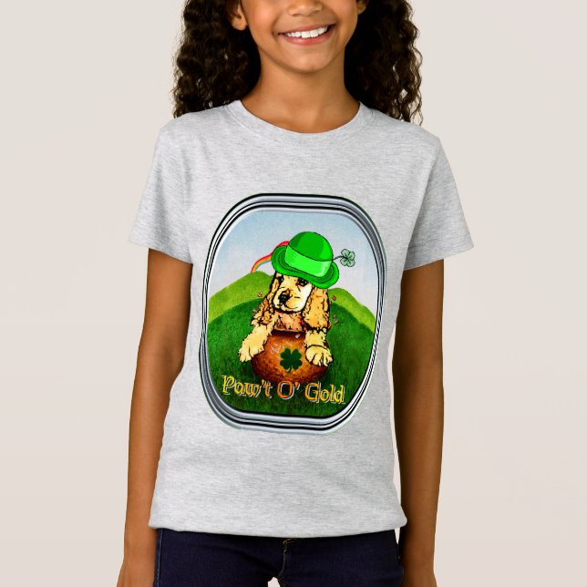 Camiseta Día del Cocker Spaniel St Patricks (Anverso)