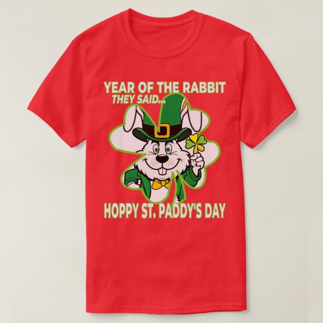 Camiseta Día del Conejo St Paddys (Diseño del anverso)