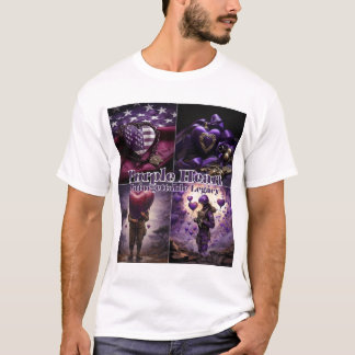 Camiseta Día del Corazón Púrpura