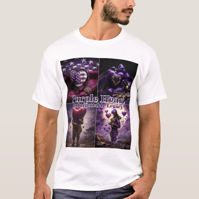 Camiseta Día del Corazón Púrpura (Anverso)