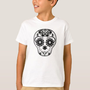 Camiseta Día del cráneo muerto del azúcar para los niño