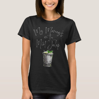 Camiseta Día del Derby Funny y juleps de menta para las muj