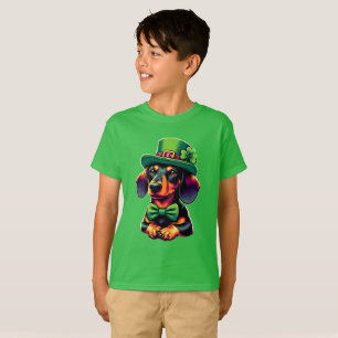 Camiseta Día del Día de los Patrones de Perros de Shamrock