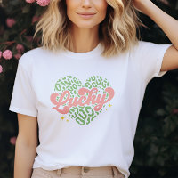 Día del Diseño del Corazón Tipográfico St Patricks