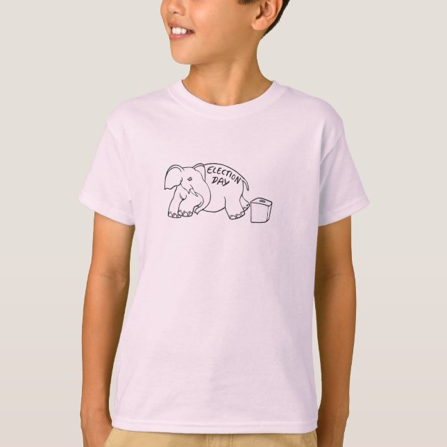Camiseta Día del Elefante y las Elecciones - (Anverso)