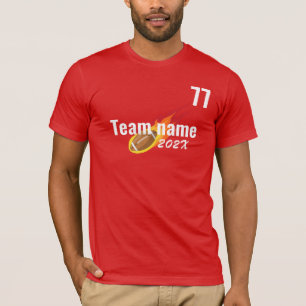 Camiseta Día del equipo deportivo de fútbol americano
