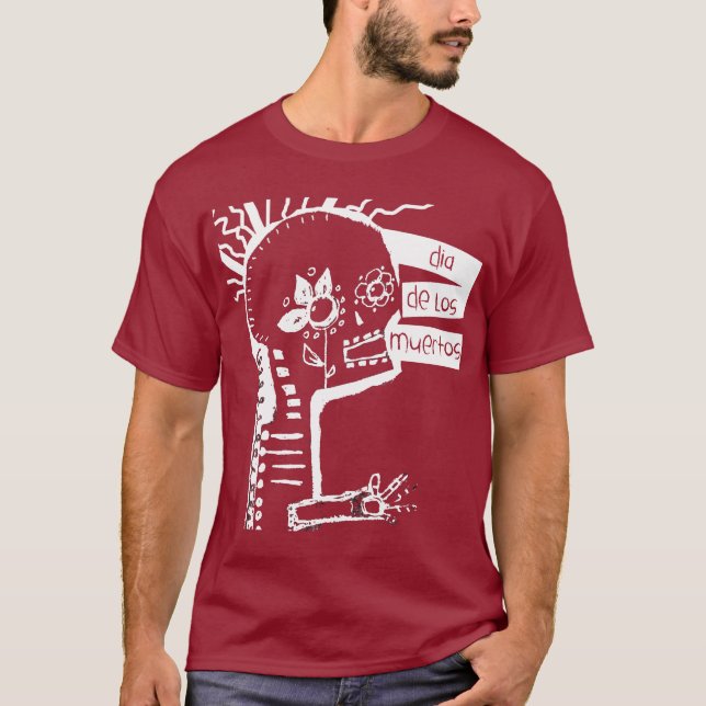 Camiseta Día del esqueleto muerto (Anverso)