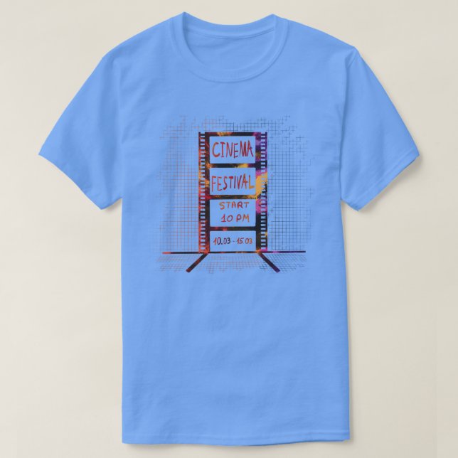 Camiseta Día del festival de cine (Diseño del anverso)
