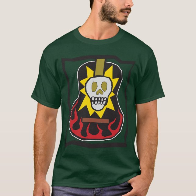 Camiseta Día del frente y de la parte posterior muertos de (Anverso)