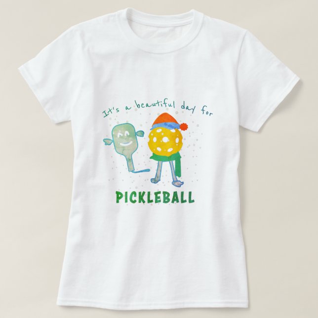 Camiseta Día del futbolín divertido Guay Trendy Pickleball (Diseño del anverso)