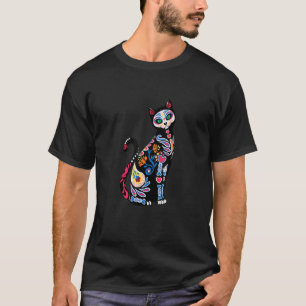 Camiseta Día del Gato De Los Muertos Halloween Muertos