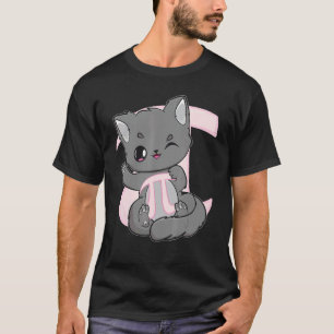 Camiseta Día del Gato Lindo Pi Felino Maullido 3 14159 Neko
