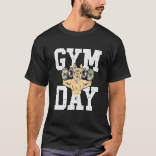 Camiseta Día del gimnasio Alpaca Llama Fitness