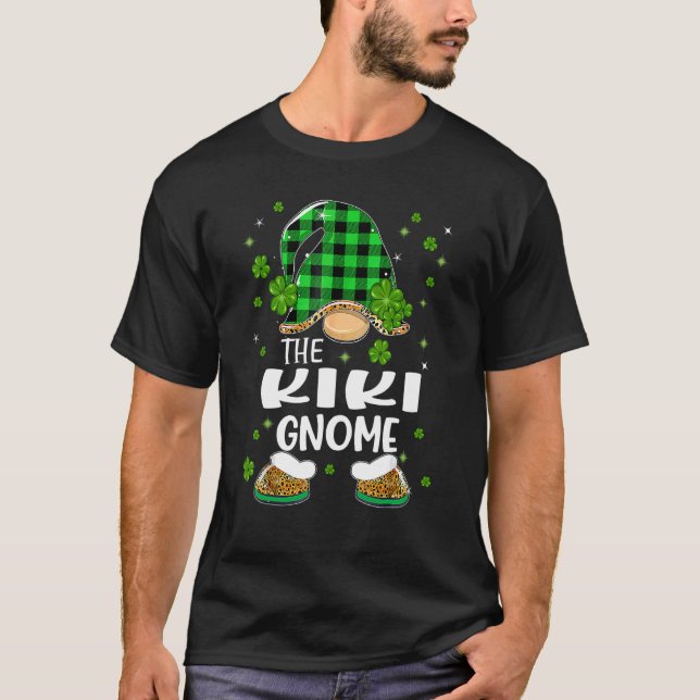 Camiseta Día del Gnome de Kiki Shamrock St Patricks (Anverso)