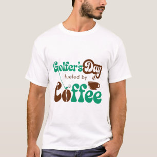 Camiseta Día del Golfista Impulsado por Café – Golf Diverti