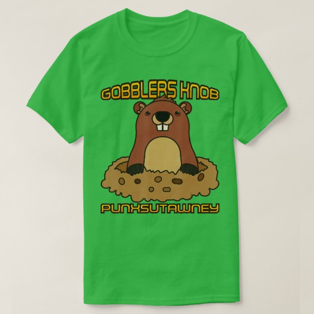 Camiseta Día del Groundhog 2 de febrero de 2020 Punxsutawne (Diseño del anverso)