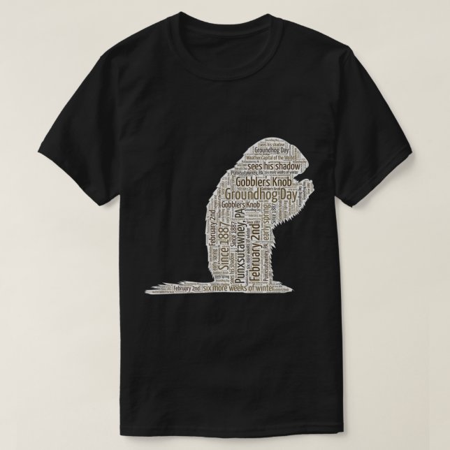 Camiseta Día del Groundhog Phil Punxsutawney PA 2 de febrer (Diseño del anverso)