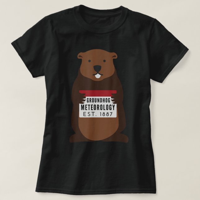 Camiseta Día del Groundhog Punxsutawney Phil Meteorólogo Me (Diseño del anverso)