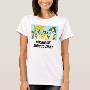 Camiseta Día del Héroe del Almuerzo Escolar - ¡MASAJES! 