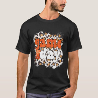 Camiseta Día del Juego de Leopardo Basball Día del Juego