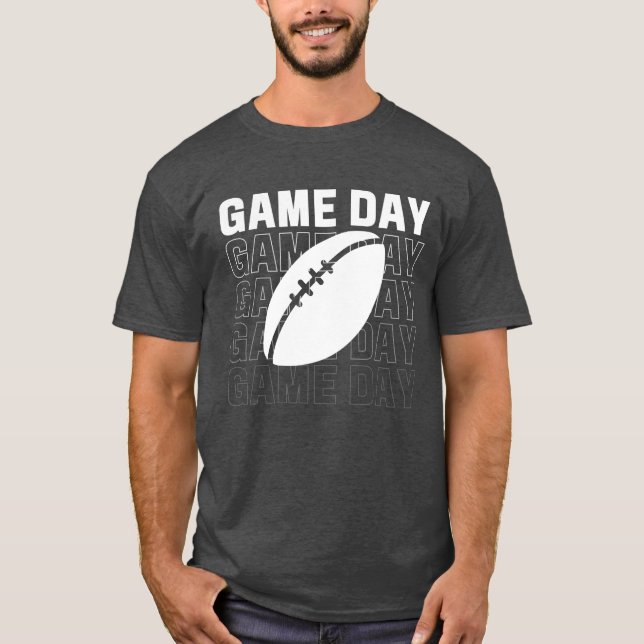 Camiseta DÍA DEL JUEGO Fútbol Americano (Anverso)