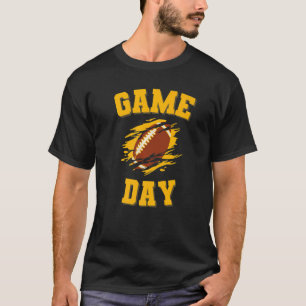 Camiseta Día del Juego Kick Off Fútbol Verde y Amarillo Equ
