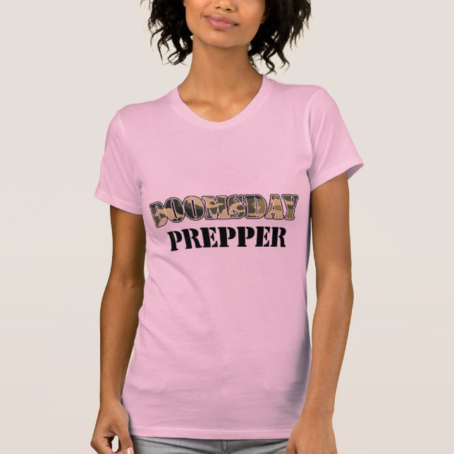 Camiseta Día del juicio final Prepper (Anverso)