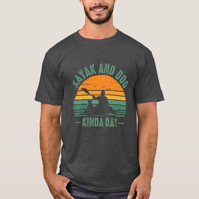 Camiseta Día del Kayak y el perro (Anverso)