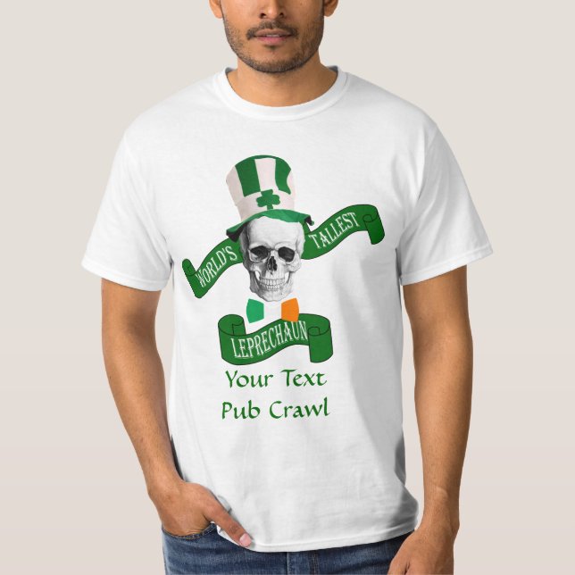 Camiseta Día del leprechaun más alto (Anverso)
