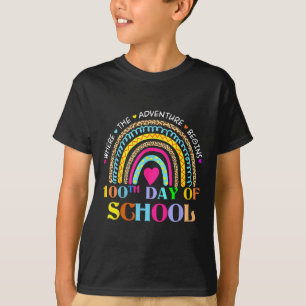 Camiseta Día Del Maestro Escolar - 100 Días Más Inteligente