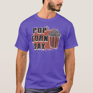 Camiseta Día del Maíz Popped de Cine Película vintage