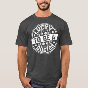Camiseta Día del médica St Patrickx27 afortunado de ser Méd