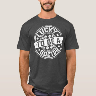 Camiseta Día del médica St Patrickx27 afortunado de ser Méd