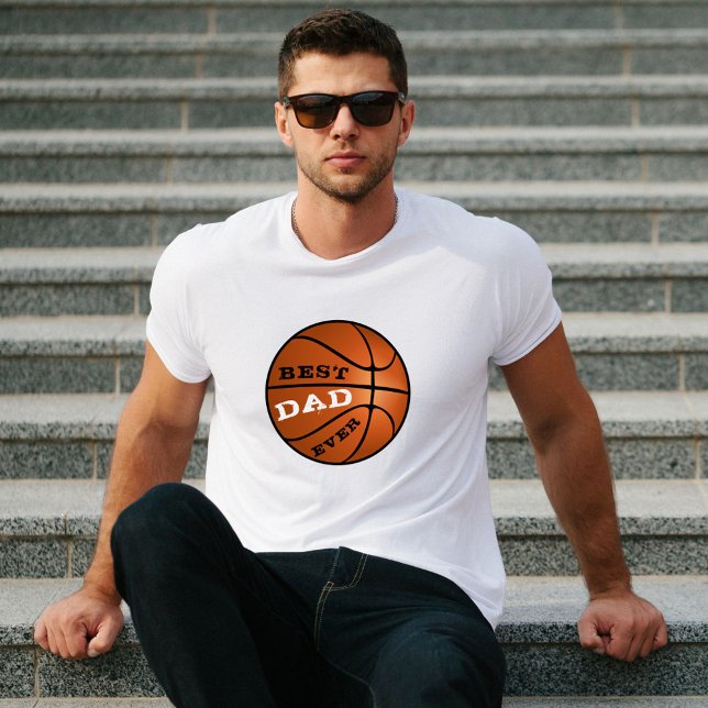 Camiseta Día del mejor padre de los niños en el baloncesto  (Subido por el creador)