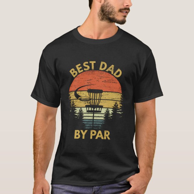 Camiseta Día del Mejor Padre De Par Disk Golf (Anverso)
