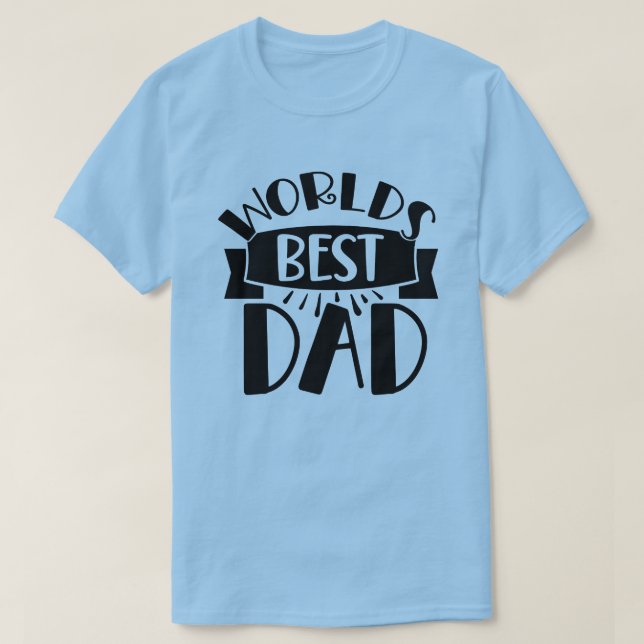 Camiseta Día del Mejor Padre del Mundo (Diseño del anverso)