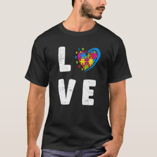 Camiseta Día del Mes de Conciencia sobre el Autismo de Mano
