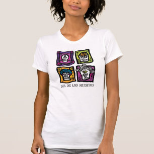 Camiseta Día del muerto/del Dia de los Muertos/del cráneo