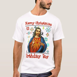 Camiseta Día del nacimiento del clipart del Jesucristo