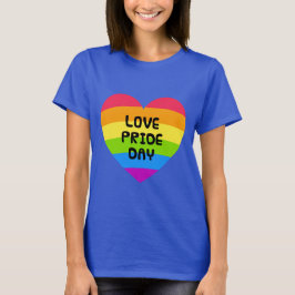 Camiseta Día del Orgullo Amor Mujeres azules